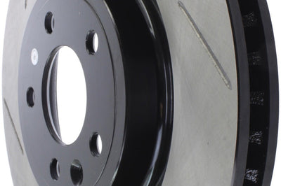 Stoptech StopTech 12-13 Ford Mustang GT 5.0L V8 Slotted Right Front Rotor - Brakes Rotors & Pads