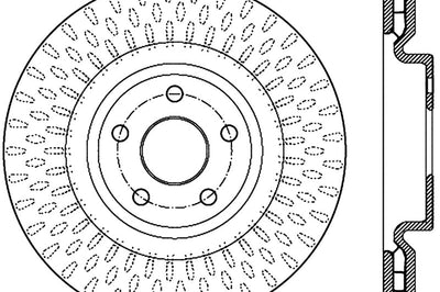 Stoptech StopTech 12-13 Jeep SRT8 Front Right Slotted Sport Brake Rotor - Brakes Rotors & Pads