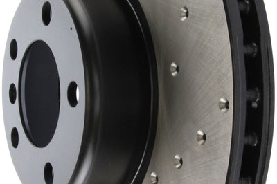 Stoptech StopTech 12-15 BMW 335i Drilled Left Front Rotor - Brakes Rotors & Pads