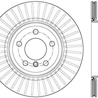 Stoptech StopTech 12-16 BMW 335i Slotted & Drilled Rear Left Rotor - Brakes Rotors Pads