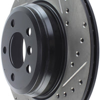 Stoptech StopTech 12-16 BMW 335i Slotted & Drilled Rear Left Rotor - Brakes Rotors Pads