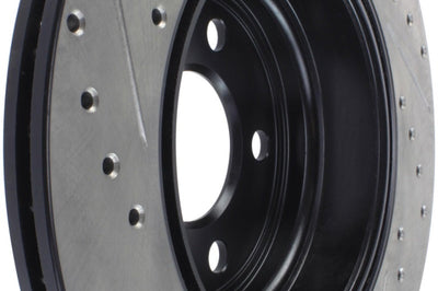 Stoptech StopTech 12-16 BMW 335i Slotted & Drilled Rear Left Rotor - Brakes Rotors Pads