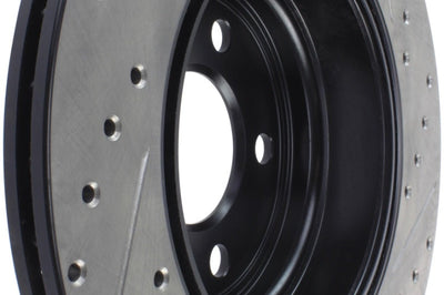 Stoptech StopTech 12-16 BMW 335i Slotted & Drilled Rear Right Rotor - Brakes Rotors Pads