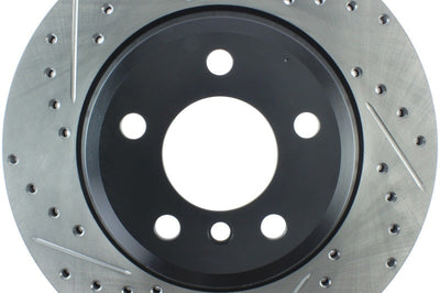 Stoptech StopTech 12-16 BMW 335i Slotted & Drilled Rear Right Rotor - Brakes Rotors Pads