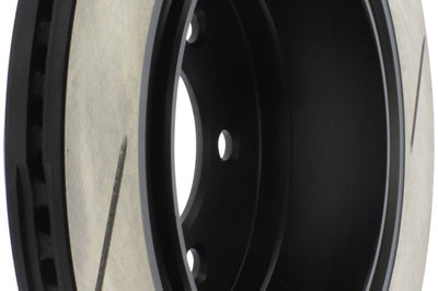 Stoptech StopTech 12-19 Ford F-150 (w/Manual Parking Brake) Slotted Sport Brake Rotor - Brakes Rotors & Pads