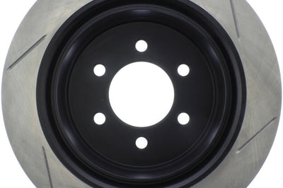 Stoptech StopTech 12-19 Ford F-150 (w/Manual Parking Brake) Slotted Sport Brake Rotor - Brakes Rotors & Pads