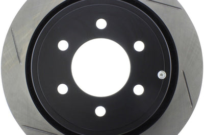 Stoptech StopTech 12-19 Ford F-150 (w/Manual Parking Brake) Slotted Sport Brake Rotor - Brakes Rotors & Pads