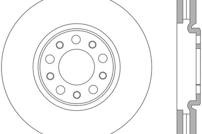 Stoptech StopTech 13 + Dodge Dart Performance Slotted & Drilled Front Left Rotor - Brakes Rotors Pads