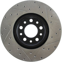 Stoptech StopTech 13 + Dodge Dart Performance Slotted & Drilled Front Right Rotor - Brakes Rotors Pads