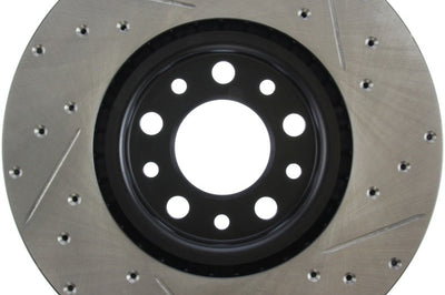 Stoptech StopTech 13 + Dodge Dart Performance Slotted & Drilled Front Right Rotor - Brakes Rotors Pads