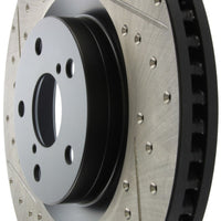 Stoptech StopTech 14 Lexus IS Slotted & Drilled Front Righ Rotor - Brakes Rotors Pads