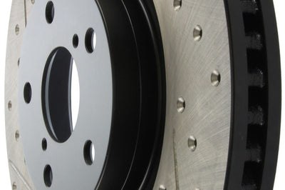 Stoptech StopTech 14 Lexus IS Slotted & Drilled Front Righ Rotor - Brakes Rotors Pads