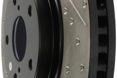 Stoptech StopTech 14 Lexus IS Slotted & Drilled Front Righ Rotor - Brakes Rotors Pads