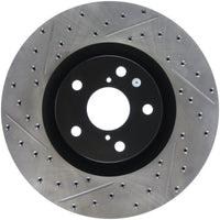 Stoptech StopTech 14 Lexus IS Slotted & Drilled Front Righ Rotor - Brakes Rotors Pads