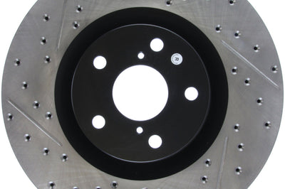 Stoptech StopTech 14 Lexus IS Slotted & Drilled Front Righ Rotor - Brakes Rotors Pads