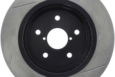 Stoptech StopTech 16-17 Subaru WRX w/EyeSight Technology Sport Slotted Rear Right Rotor - Brakes Rotors & Pads