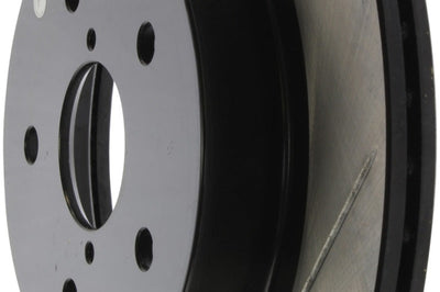 Stoptech StopTech 16-17 Subaru WRX w/EyeSight Technology Sport Slotted Rear Left Rotor - Brakes Rotors & Pads