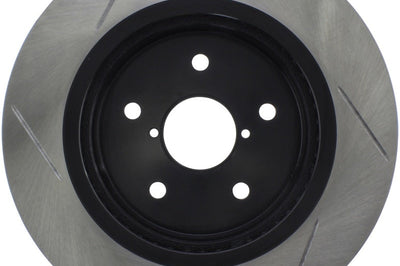 Stoptech StopTech 16-17 Subaru WRX w/EyeSight Technology Sport Slotted Rear Left Rotor - Brakes Rotors & Pads