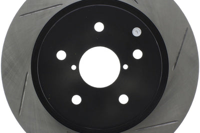 Stoptech StopTech 16-17 Subaru WRX w/EyeSight Technology Sport Slotted Rear Left Rotor - Brakes Rotors & Pads
