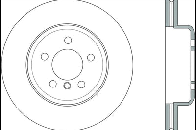 Stoptech StopTech 2011-2013 BMW 535i / 2012-2016 640i Slotted & Drilled Front Right Brake Rotor - Brakes Rotors Pads