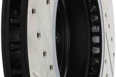 Stoptech StopTech 2011-2013 BMW 535i / 2012-2016 640i Slotted & Drilled Front Left Brake Rotor - Brakes Rotors Pads
