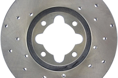 Stoptech StopTech 82-85 Toyota Celica Supra Drilled Front Right Rotor - Brakes Rotors & Pads
