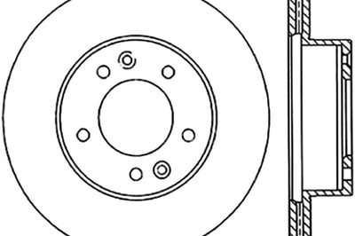 Stoptech StopTech 89-92 Mazda RX-7 Slotted & Drilled Right Front Rotor - Brakes Rotors Pads