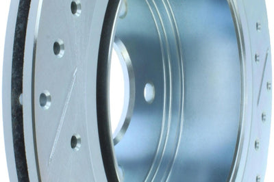 Stoptech StopTech 89-96 Nissan 300ZX Select Sport Slotted & Drilled Right Rear Brake Rotor - Brakes Rotors Pads