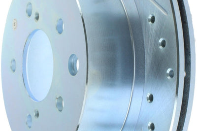 Stoptech StopTech 89-96 Nissan 300ZX Select Sport Slotted & Drilled Right Rear Brake Rotor - Brakes Rotors Pads