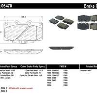 Stoptech StopTech 89-96 Nissan 300ZX Sport Performance Front Brake Pads - Brakes Rotors &