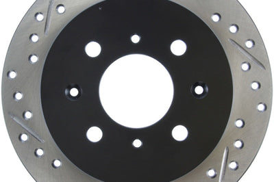 Stoptech StopTech 90-96 Acura Integra / 97-01 (Exc. Type R) Slotted & Drilled Right Rear Rotor - Brakes Rotors Pads