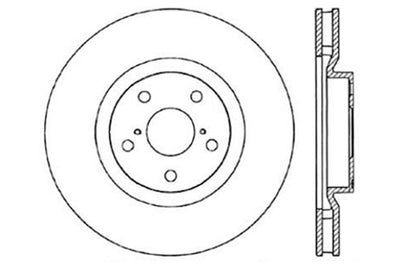 Stoptech StopTech 93-98 Toyota Supra Turbo Drilled Left Front Rotor - Brakes Rotors & Pads