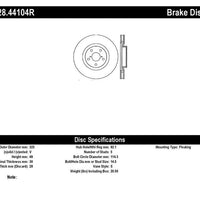 Stoptech StopTech 93-98 Toyota Supra Turbo Drilled Right Front Rotor - Brakes Rotors & Pads