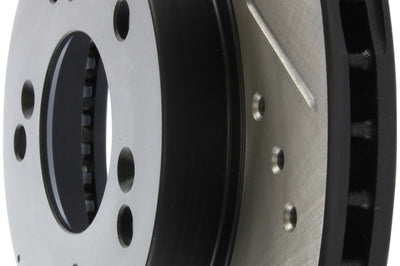 Stoptech StopTech 97-01 Acura Integra Type R / Honda CR-V Slotted & Drilled Right Front Rotor - Brakes Rotors Pads