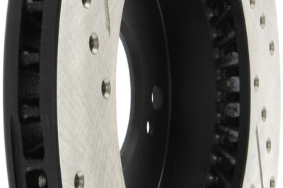 Stoptech StopTech 97-01 Acura Integra Type R / Honda CR-V Slotted & Drilled Left Front Rotor - Brakes Rotors Pads