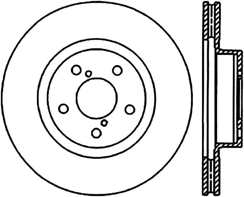 Stoptech 98-02/02 Subaru Forester/98-10 Impreza CRYO Rotor - Brakes Rotors & Pads