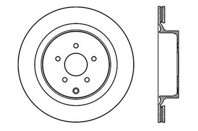Stoptech StopTech Drilled Sport Brake Rotor - Brakes Rotors & Pads
