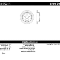 Stoptech StopTech Drilled Sport Brake Rotor - Brakes Rotors & Pads