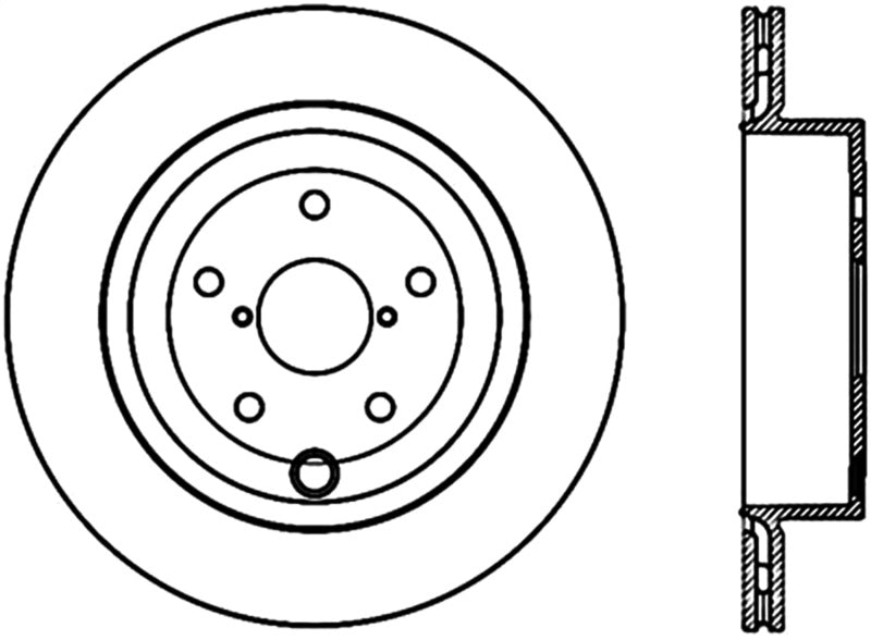 Stoptech StopTech Drilled Sport Brake Rotor - Brakes Rotors & Pads