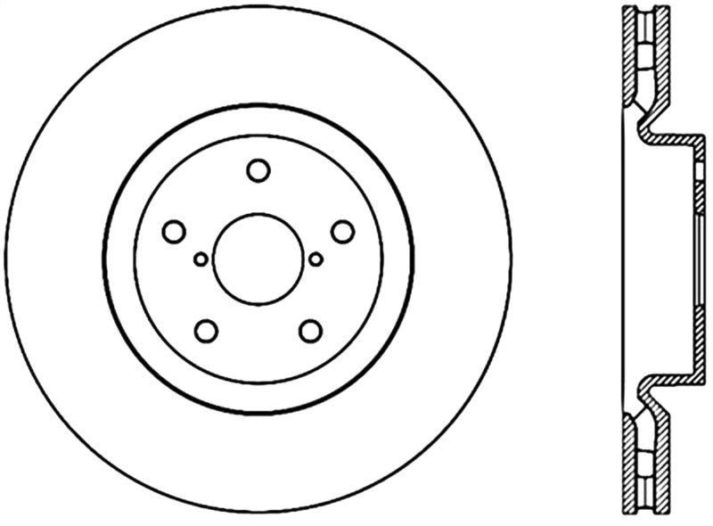 Stoptech StopTech Drilled Sport Brake Rotor - Brakes Rotors & Pads