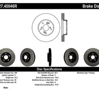 Stoptech StopTech Nissan 370Z / 01-03 Acura CL / 06 EL / 04-09 TSX / 03-07 Honda Accord Coupe M/T / 05-08 Se - Brakes