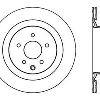 Stoptech StopTech Nissan 370z / Infiniti G37 SportStop Drilled Rear Left Rotor - Brakes Rotors & Pads