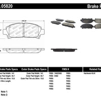 Stoptech StopTech Performance 92-95 Toyota MR2 Turbo Front Brake Pads - Brakes Rotors &