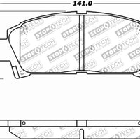 Stoptech StopTech Performance 92-95 Toyota MR2 Turbo Front Brake Pads - Brakes Rotors &