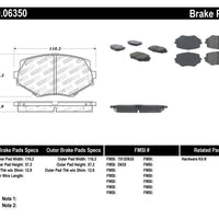 Stoptech StopTech Performance 94-97/99-05 Miata w/Normal Suspension Front Brake Pads D635 - Brakes Rotors &