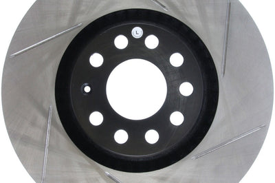 Stoptech StopTech Power Slot 01-06 Audi Allroad / 05-09 A4 / 6/99-04 A6 / 99-02 S4 Left Front Slotted Rotor - Brakes