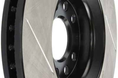 Stoptech StopTech Power Slot 01-06 Audi Allroad / 05-09 A4 / 6/99-04 A6 / 99-02 S4 Left Front Slotted Rotor - Brakes