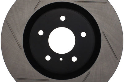 Stoptech StopTech Power Slot 03-07 350z/ 03-04 G35 w/ Brembo SportStop Slotted Front Right Rotor - Brakes Rotors & Pads