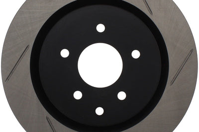 Stoptech StopTech Power Slot 03-07 350z/ 03-04 G35 w/ Brembo SportStop Slotted Rear Left Rotor - Brakes Rotors & Pads