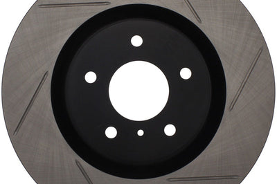 Stoptech StopTech Power Slot 03-07 350z/ 03-04 G35 w/ Brembo SportStop Slotted Front Left Rotor - Brakes Rotors & Pads